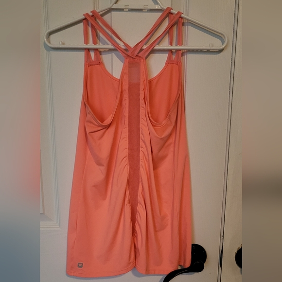 Fabletics Pink Backless Sleeveless Tank Top - Picture 2 of 2